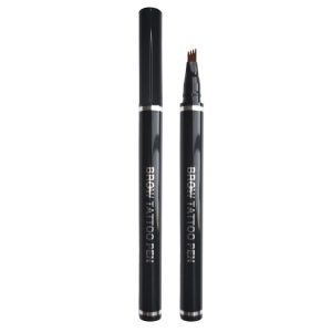 Essential Brow Tattoo Pen Brun mit Micro-Fork-Spitze für natürlich definierte Augenbrauen.