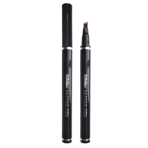 Essential Brow Tattoo Pen Brun mit Micro-Fork-Spitze für natürlich definierte Augenbrauen.