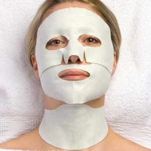 aesthetic world Hydrogel Face & Neck Mask – feuchtigkeitsspendende Anti-Aging-Maske für Gesicht und Hals