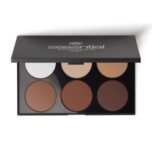 Contouring-Palette mit 6 cremigen Farbnuancen zum Modellieren und Definieren des Gesichts