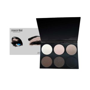 Lidschattenpalette mit 6 matten Nude-Tönen für natürliche und elegante Augen-Make-ups