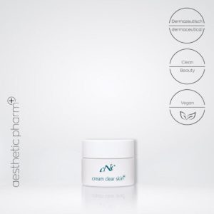 Aesthetic Pharm Cream Clear Skin – ausgleichende Pflegecreme bei unreiner und fettiger Haut in praktischem Tiegel