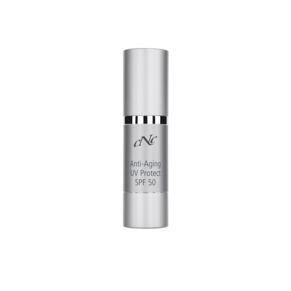 Leichte Gesichts-Sonnenpflege mit SPF 50 und Anti-Aging-Schutz gegen UV-bedingte Hautalterung