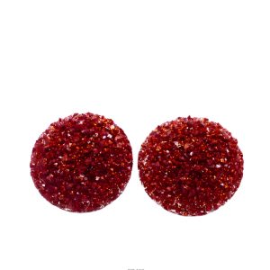 Stecker Druzy Rot