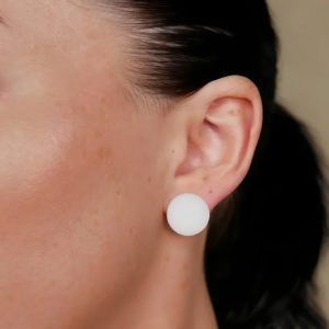 Ankerliebe Stecker Weiß Matt Kuppelig Ohr Ankerliebe Stecker Weiß Matt Kuppelig Ohr