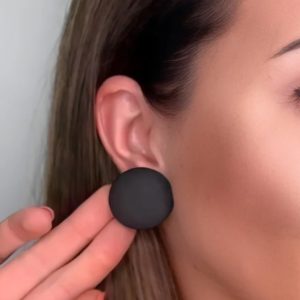 Ankerliebe Stecker schwarz Matt Kuppelig Ohr Ankerliebe Stecker schwarz Matt Kuppelig Ohr